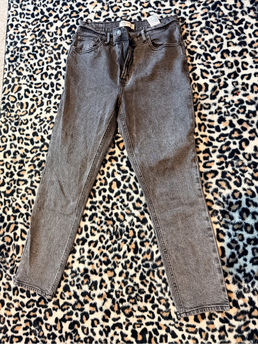Abercrombie & Fitch Gray Skinny Jeans